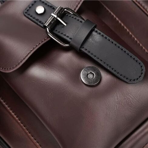 PU Leather Men's Briefcases 13inch Laptop Bag Office Bags for Men Document Business Shoulder Messenger in Kuwait