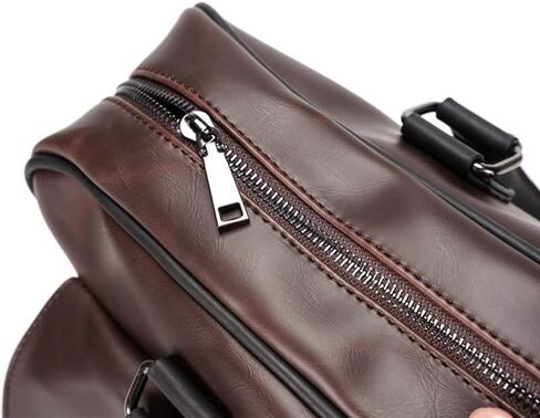 PU Leather Men's Briefcases 13inch Laptop Bag Office Bags for Men Document Business Shoulder Messenger in Kuwait