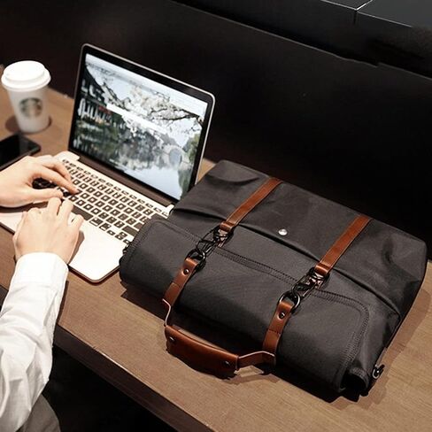 حقيبة يد رجالية ذات سعة كبيرة، حقيبة كروس كاجوال للأعمال للرجال، مقاس 14 بوصة، كمبيوتر محمول ماسنجر in Kuwait