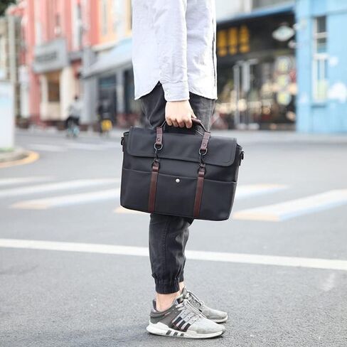 حقيبة يد رجالية ذات سعة كبيرة، حقيبة كروس كاجوال للأعمال للرجال، مقاس 14 بوصة، كمبيوتر محمول ماسنجر in Kuwait
