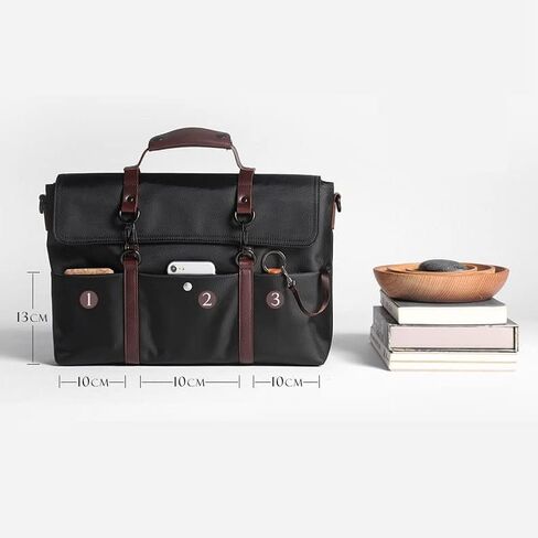 حقيبة يد رجالية ذات سعة كبيرة، حقيبة كروس كاجوال للأعمال للرجال، مقاس 14 بوصة، كمبيوتر محمول ماسنجر in Kuwait