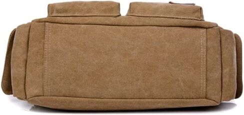 Messenger Bag for Men Vintage Resistant Canvas Laptop Briefcase Shoulder for Women in Kuwait