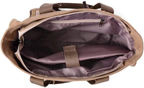 Messenger Bag for Men Vintage Resistant Canvas Laptop Briefcase Shoulder for Women in Kuwait