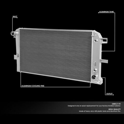 Auto Dynasty Radiator Compatible with 2001-2005 Chevy Silverado GMC Sierra 2500 HD 3500 6.6L Duramax LB7/LLY AT, Full Aluminum 3 Row Cooling Radiator in Saudi Arabia