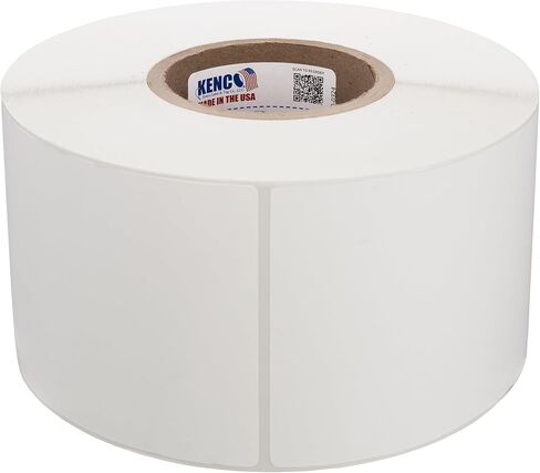 4" X 6" Direct Thermal Perforated Stickers Labels for Shipping Labels, Inventory, and Color Coding - 1004 Per Roll on 3" Core - Compatible with Zebra, Datamax, Sato, Intermec, and More (White, 4 Pack) in Saudi Arabia