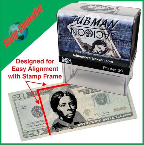Harriet Tubman Self-Inking Stamp for $20 Bill in Saudi Arabia