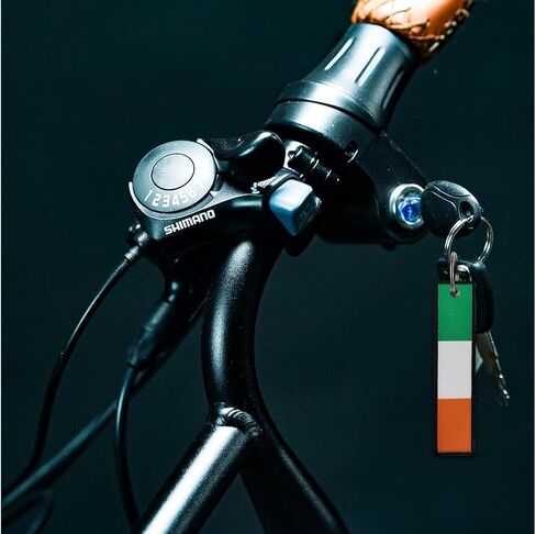 JAVD Ireland Flag Keychain Tag with Key Ring- Keys, Cars, Motorcycles, Backpacks, Luggage and Gifts - EDC (3 Pack) in Saudi Arabia