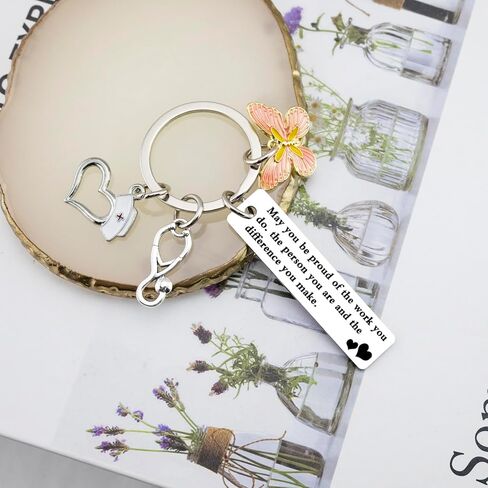 OEHEDOU Nurse Gifts For Women Nurses Accessories For Work Nurse Keychain Nurse Practitioner Gift For Women Nursing Graduation Gift Nurse Valentines Gifts Pediatric Nurse Accessories in Saudi Arabia