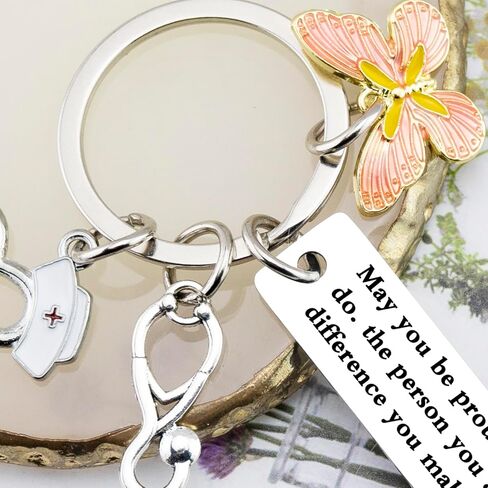 OEHEDOU Nurse Gifts For Women Nurses Accessories For Work Nurse Keychain Nurse Practitioner Gift For Women Nursing Graduation Gift Nurse Valentines Gifts Pediatric Nurse Accessories in Saudi Arabia
