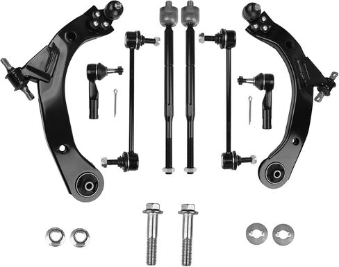 Autoround Front Suspension Kit Lower Control Arm w/Ball Joint Compatible with Chevy Cobalt 05-10 HHR 06-11, Pontiac G5 07-09 Pursuit 05-06, 8pcs - Tie Rod Sway Bar Link in Saudi Arabia