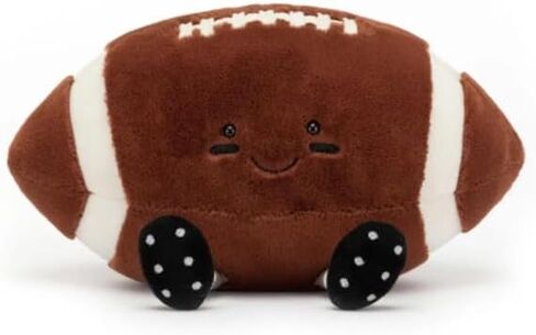 8" American Football Stuffed Toy, Cute Rugby Plush Soft American Football Plushies Pillow Gifts for Kids Girlfriend Birthday Christmas Mother's Day in Kuwait