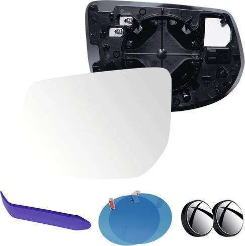 EAP Driver Side Mirror Glass Compatible With Cadillac XTS 2013-2019, Heated Without Auto Dimming, 22839670 22839668 in Saudi Arabia