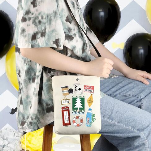 WCGXKO Classic Movie Inspired Camp Parent Trap 90s Nostalgia Canvas Crossbody Bag in Saudi Arabia