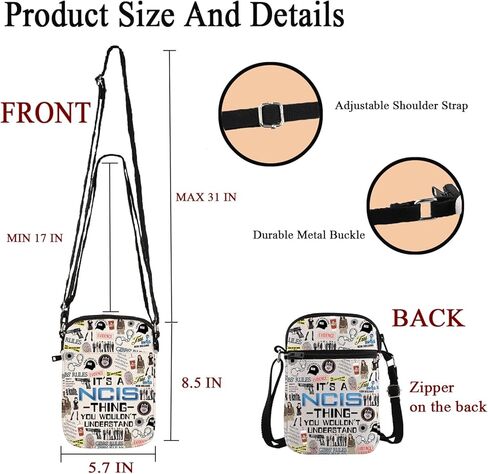 POFULL True Crime TV Show Lover Gift TV Show Inspired Crossbody Bag in Saudi Arabia