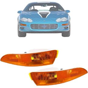 US AUTO PARTS PLUS New Front Turn Signal Lights Lens and Housing Right Passenger & Left Driver Side Direct Replacement For Chevrolet Camaro 1993-2002 5978552 5978551 GM2521146 GM2520146 in Saudi Arabia