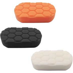 مجموعة أدوات وضع اليد من 3 قطع من YoRise، وسادات إسفنجية إسفنجية لإزالة الشعر بالشمع للإطارات التلقائية سهلة الإمساك، وسادة تلميع ناعمة قابلة لإعادة الاستخدام لتلميع إطارات السيارة لتفصيل عجلات السيارة (متعددة الألوان) in Kuwait