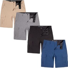 شورت Visive للرجال Hybrid Cargo 2-3-4 عبوات. شورت كاجوال خفيف الوزن مناسب للسفر وسريع الجفاف مع جيوب in Kuwait