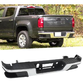 مجموعة مصد الصدمات الخلفية متوافقة مع 2016 2017 2018 2019 2020 2021 2022 Chevy Colorado GMC Canyon، W/O Park Sensors، أسود، بديل لـ 84190118، 84568267، GM1103180، GM1103181 in Kuwait
