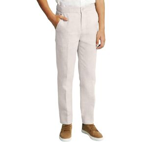 الأولاد الكتان الدعاوى السراويل الأطفال خفيفة الوزن شقة الجبهة اللباس السراويل للأطفال الصغار الصبي المراهقين الرسمي الزي المدرسي السراويل in Kuwait