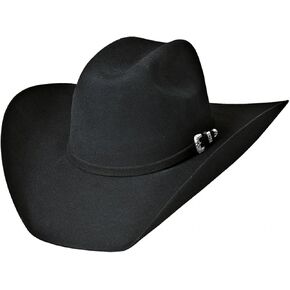 Bullhide Men's Legacy 8X Fur Blend Cowboy Hat Black 7 5/8 in Kuwait
