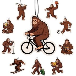 Big Foot Car Air Freshener 10-Pack for Men – Funny Sasquatch Car Air Freshener Hanging, New Car Scent, Humorous Gifts for Boyfriend, Husband, Dad, Truck Drivers in Saudi Arabia