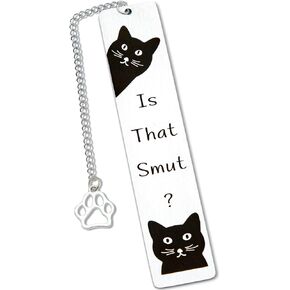 Cat Gifts for Women, Cat Lover Gifts for Women, Funny Bookmarks, Bookish Gifts, Come with A Gift Box, Durable Bookmark, Lightweight Bookmark, Made of Stainless Steel, Page Holder in Saudi Arabia