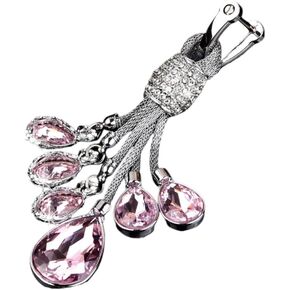 Car Key Keychain, Bling Key Fob Holder Loop Keychains for Women Girls with Crystal Rhinestones in Saudi Arabia
