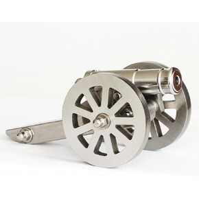 Z-ONE Mini Cannon Stainless Steel Model Famous 19th Century Naval Deck and Napoleon Cannons Handcrafted Highly Collectible in Kuwait