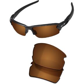 عدسات OSharp البديلة لنظارات Oakley Flak 2.0 OO9295-59mm الشمسية - مستقطبة عالية الدقة، معكوسة، حماية من الأشعة فوق البنفسجية وملائمة تمامًا in Kuwait