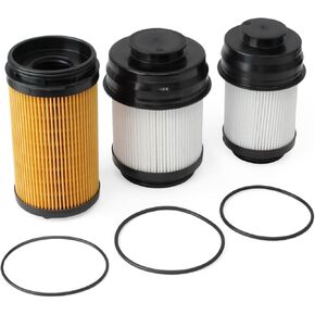 68677800AA فلتر الوقود فاصل المياه 68677810AA مجموعة فلتر الزيت متوافقة مع دودج رام 2500 3500 4500 5500 2025 2026 لمحركات الديزل التوربينية Cummins 6.7L، استبدل LF16453 FK11008NN in Kuwait