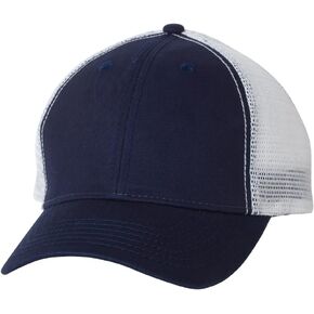 Sportsman 'The Duke'' Washed Trucker Cap Adjustable Navy/ White in Kuwait