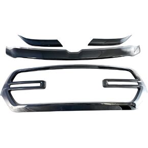 Chrome Delete Black Front Grille Overlay with Secure Adhesive Tape for 2019-2024 Ram 1500 | Easy Installation - No Tools Needed | US Patented in Kuwait