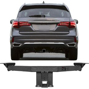 GNG 2" Hitch Receiver Compatible with 2014-2020 Acura MDX / 2016-2022 Honda Pilot Receiver, Steel Black Textured, Trailer Hitch in Kuwait