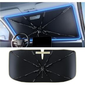 مظلة واقية من الشمس للزجاج الأمامي مناسبة لملحقات شيفروليه كولورادو 2015-2026، [درع حراري مطلي بالفينيل] يحمي السيارة من أشعة الشمس والأضرار الحرارية ويحافظ على البرودة ويحمي الجزء الداخلي in Kuwait