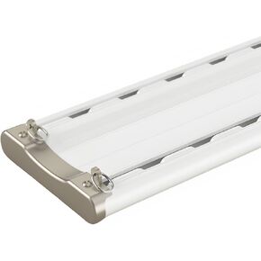 Double Track Aluminum Alloy Curtain Rod, Silent Room Divider Curtain Track, Modern Minimalist Design, Champagne Color, 110cm (3.61ft) - Ideal for Stylish Home Décor in Kuwait