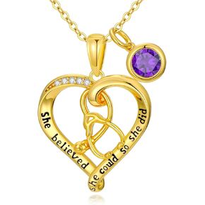 Nurse Gifts for Women 18K Gold Plated Heart Birthstone Stethoscope Pendant Necklace Doctor Nurse Day Medical Jewelry RN Registered Graduation Retirement Gifts in Saudi Arabia