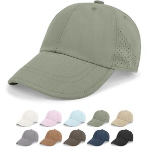 Rosoz Unisex Classic Baseball Cap Vintage UPF 50+ Soft Unstructured Adjustable Foldable Travel Men Women Dad Hat in Kuwait