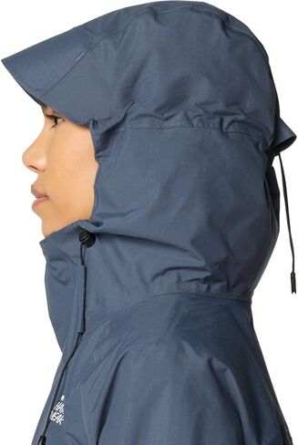 Mountain Hardwear, Dry Times Hooded Jacket - Women's, Moon Blue, M in Saudi Arabia