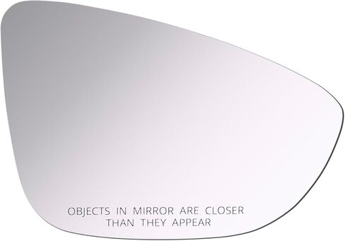 ReYee Mirror Glass fit for 2009-2017 Volkswagen CC, 2009-2016 Eos, 2011-2015 Jetta, 2012-2020 Passat Driver Left Side Mirror Glass LH No Backing Plate Flat Including Adhesive in Kuwait