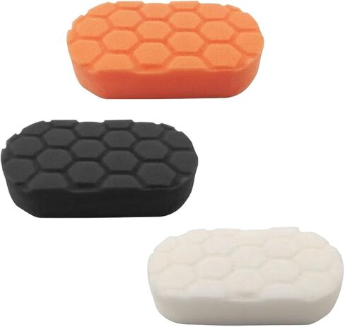 مجموعة أدوات وضع اليد من 3 قطع من YoRise، وسادات إسفنجية إسفنجية لإزالة الشعر بالشمع للإطارات التلقائية سهلة الإمساك، وسادة تلميع ناعمة قابلة لإعادة الاستخدام لتلميع إطارات السيارة لتفصيل عجلات السيارة (متعددة الألوان) in Kuwait