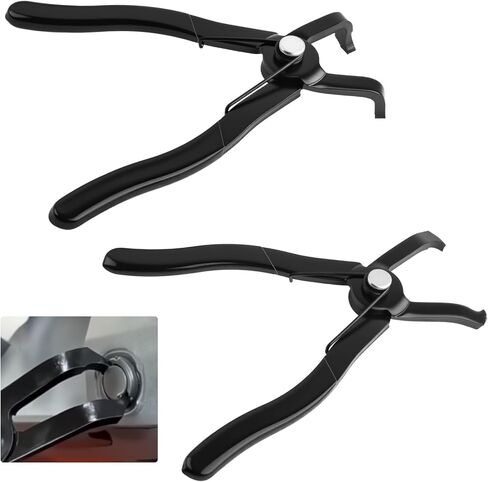 2PCS Car Push Pin Pliers Set,30° & 80° Angled Jaws Clip Removal Pliers with Non-Slip Grip,Professional Push Pin Removal Tool for Car Trim/Plastic Fasteners/Bumper Clips in Saudi Arabia