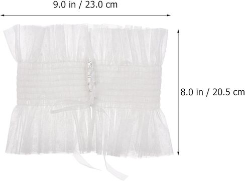 BESPORTBLE Wide Lace Waist Belt for Women Non-fading Waistband with Decorative Bowknot Stylish Fashion Accessory for Dresses Blouses Sweaters Lightweight and Reusable Design in Saudi Arabia