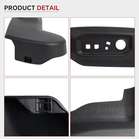 إطار لوحة حواف مقعد السائق 71812-0C242-C0 متوافق مع 2022 2023 2024 2025 2026 Toyota Tundra 2023-2026 Sequoia Recline Cover Seat Cushion Shield in Kuwait