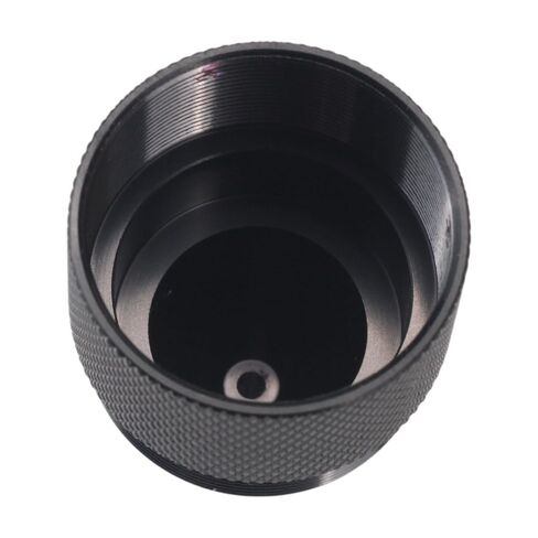 12PCS 1.375''X24 Aluminum Alloy Black Cone Shaped Parts with Auxiliary Components Replacement for Screw Sealed End Cap (Pack of 12) in Kuwait