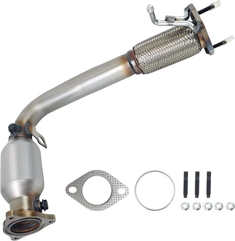 【PRIME Grade】Front Catalytic Converter Compatible with Chevrolet Equinox 2010-2015, GMC Terrain 2010-2014, Chevrolet Captiva Sport 2012-2015 2.4L (High Precious Metal Content Version) in Saudi Arabia