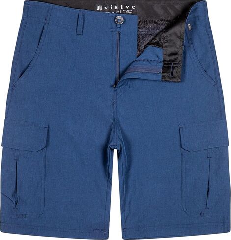 شورت Visive للرجال Hybrid Cargo 2-3-4 عبوات. شورت كاجوال خفيف الوزن مناسب للسفر وسريع الجفاف مع جيوب in Kuwait