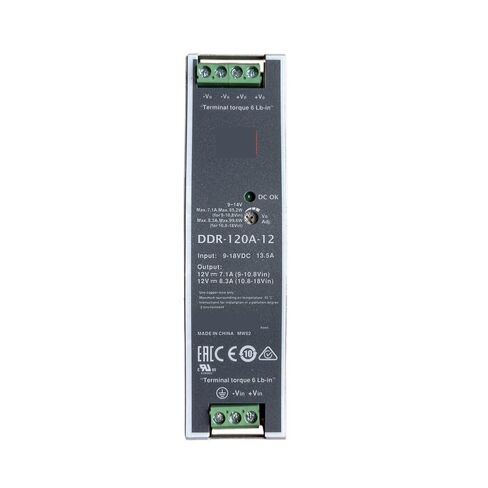 1 قطعة DDR-120A-24 100 واط DIN السكك الحديدية DC-DC محول المدخلات 9-18 فولت تيار مستمر إلى 24 فولت تيار مستمر 4.2A 100 واط مصدر الطاقة (12 فولت تيار مستمر إلى 24 فولت تيار مستمر) in Saudi Arabia