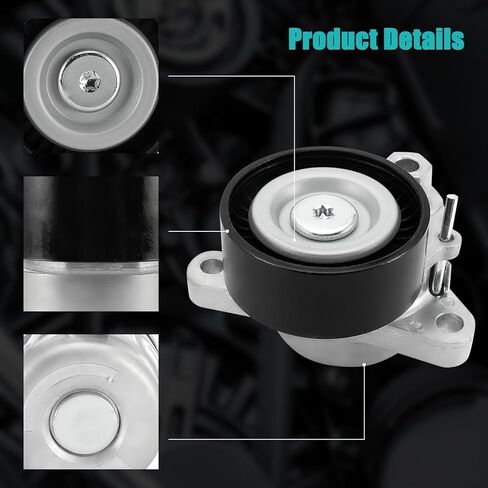 A2762000370 Belt Tensioner Assembly with Pulley (3.0L 3.5L V6) For Mercedes-Benz C300 2013-2014,C400 2015,E350 2012-2016,GLE350 2016-2018,GLE400 2016-2019 C350 ML350 GLK350 R350 SL400 SLK350 in Saudi Arabia