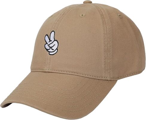 Disney Mickey Mouse Glove & Signature Brown Dad Hat in Saudi Arabia