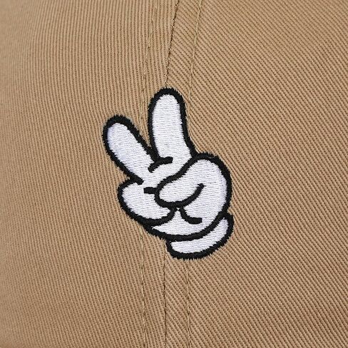 Disney Mickey Mouse Glove & Signature Brown Dad Hat in Saudi Arabia